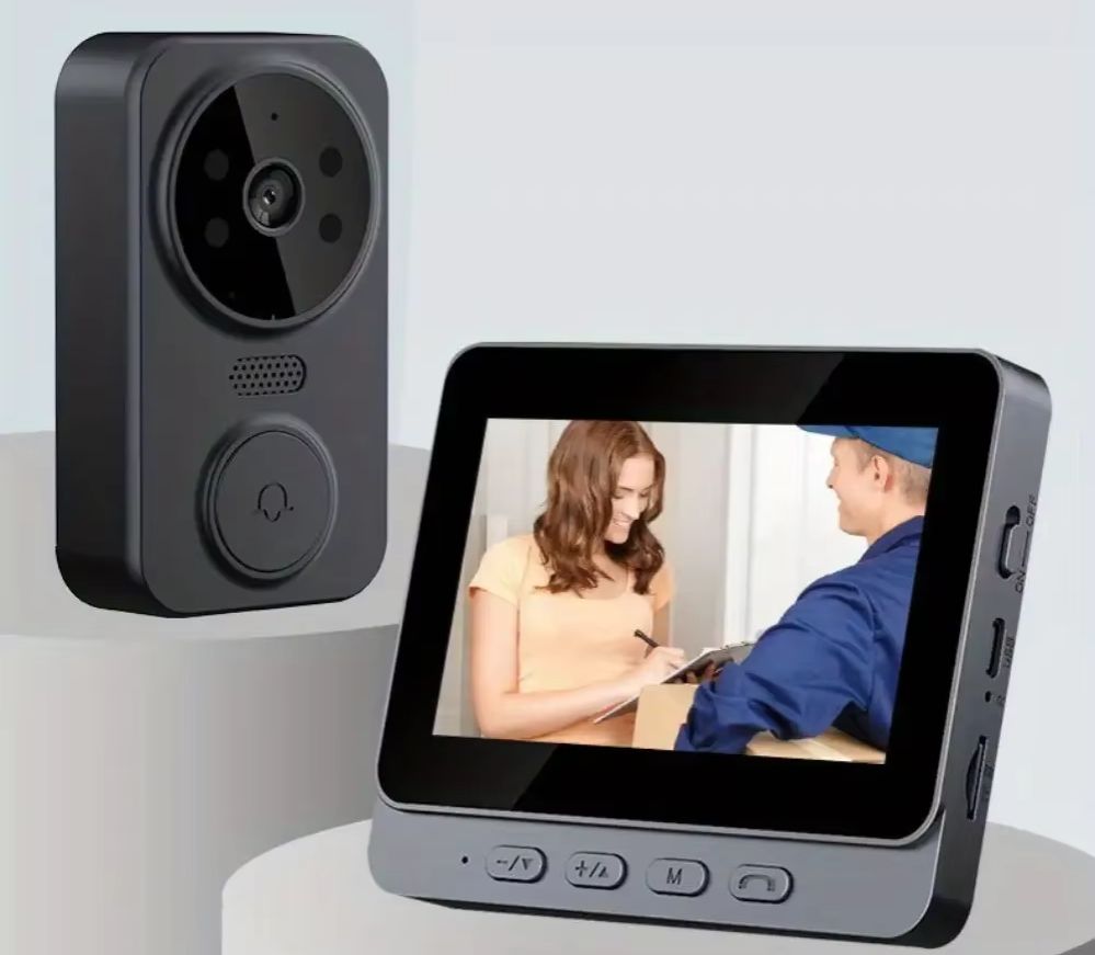 Home Security Doorbell Camera - 2026 HD Wireless Video Doorbell 4.3