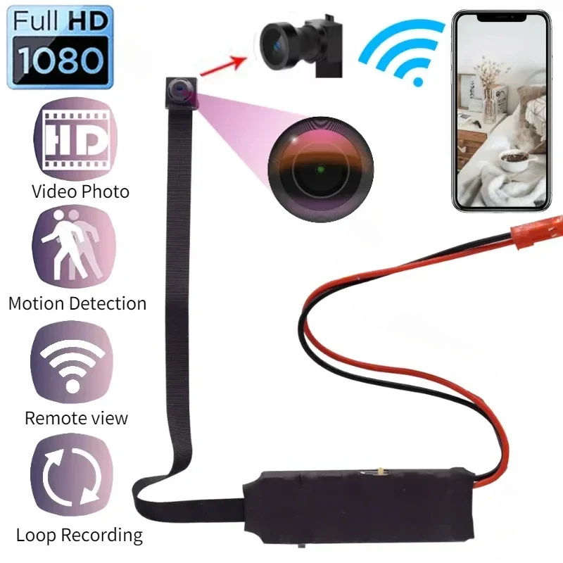 DIY WIFI IP Mini Camera Module - Home Security Hidden Cameras ulasan dan harga