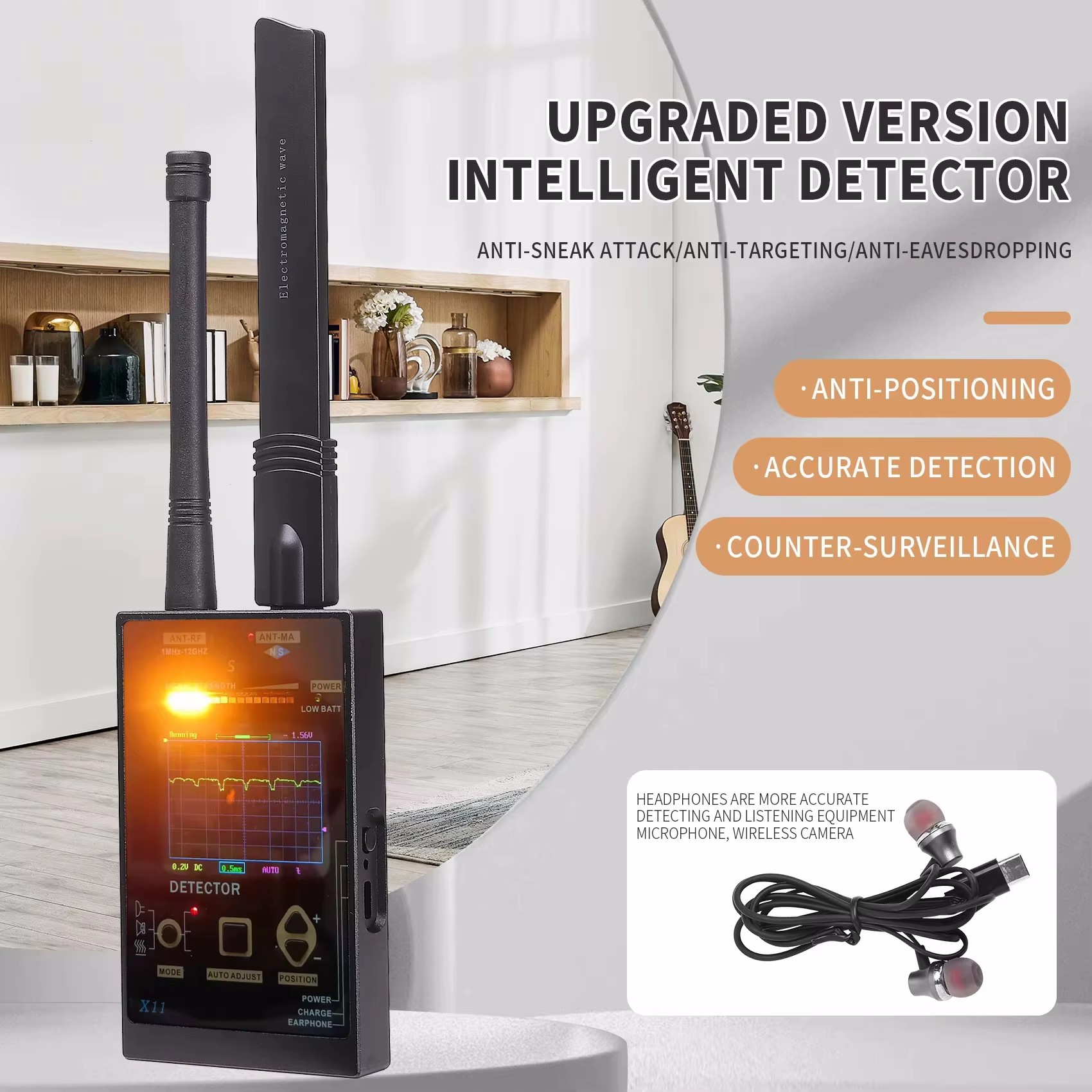 RF Signal Detector Locate Hidd - Home Security Hidden Cameras ulasan dan harga