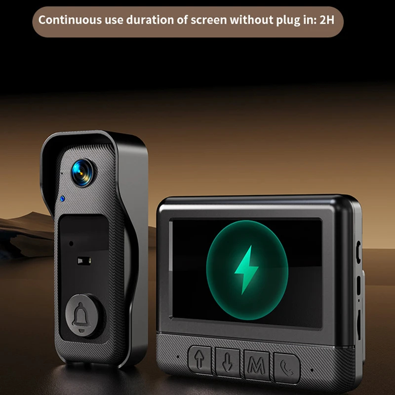 4.3’’video Doorbell 2.4G 130°  - Home Security Doorbell Camera ulasan dan harga