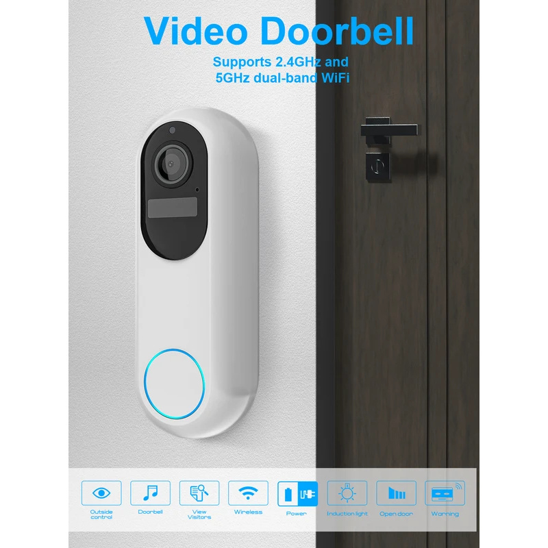 Tuya Smart Video Doorbell Wate - Home Security Doorbell Camera ulasan dan harga