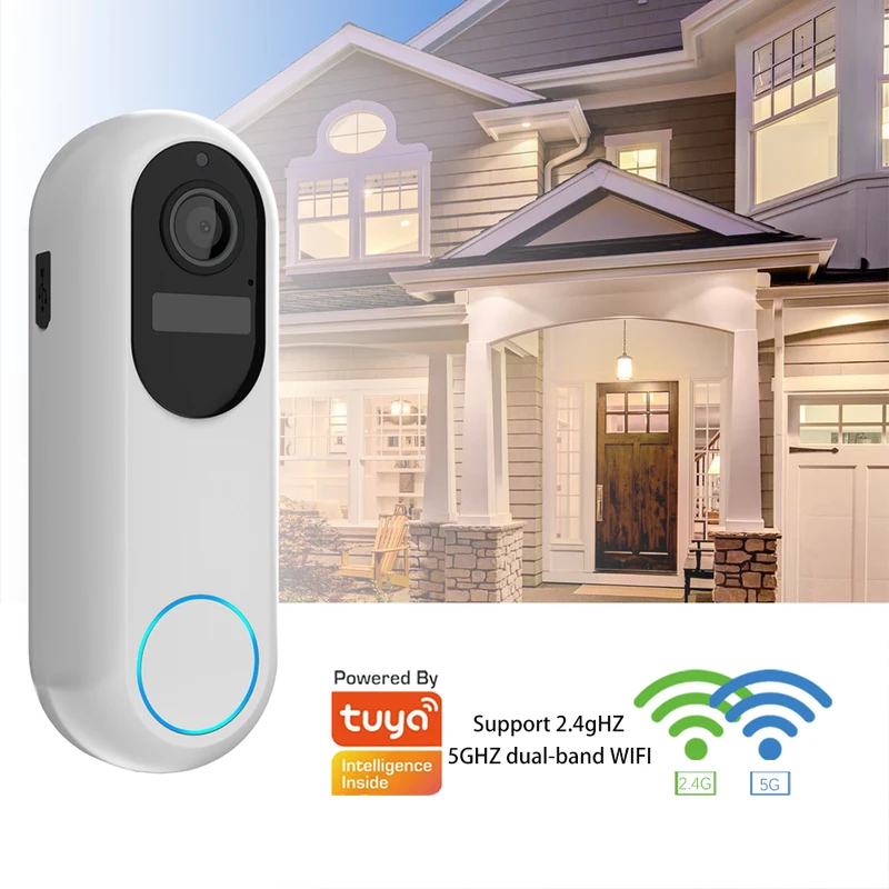 Tuya Smart Video Doorbell Wate - Home Security Doorbell Camera ulasan dan harga