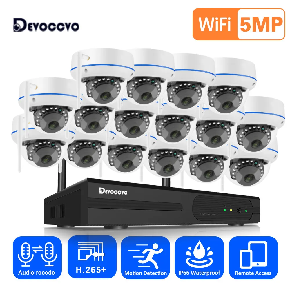 5MP Wifi IP Camera Security Sy - Home Security And Camera Systems ulasan dan harga
