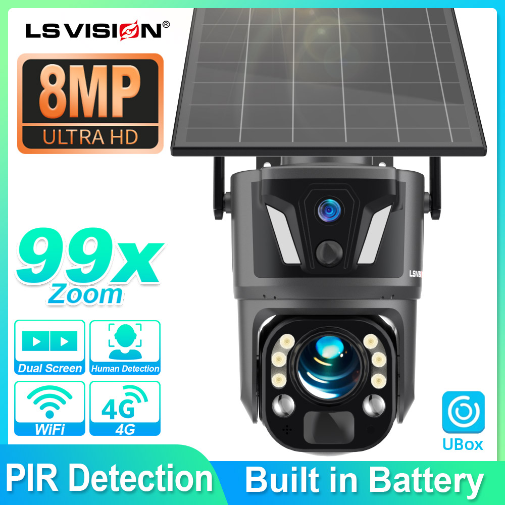 LS VISION 4K 8MP Outdoor Home  - Home Security Outdoor Camera System ulasan dan harga