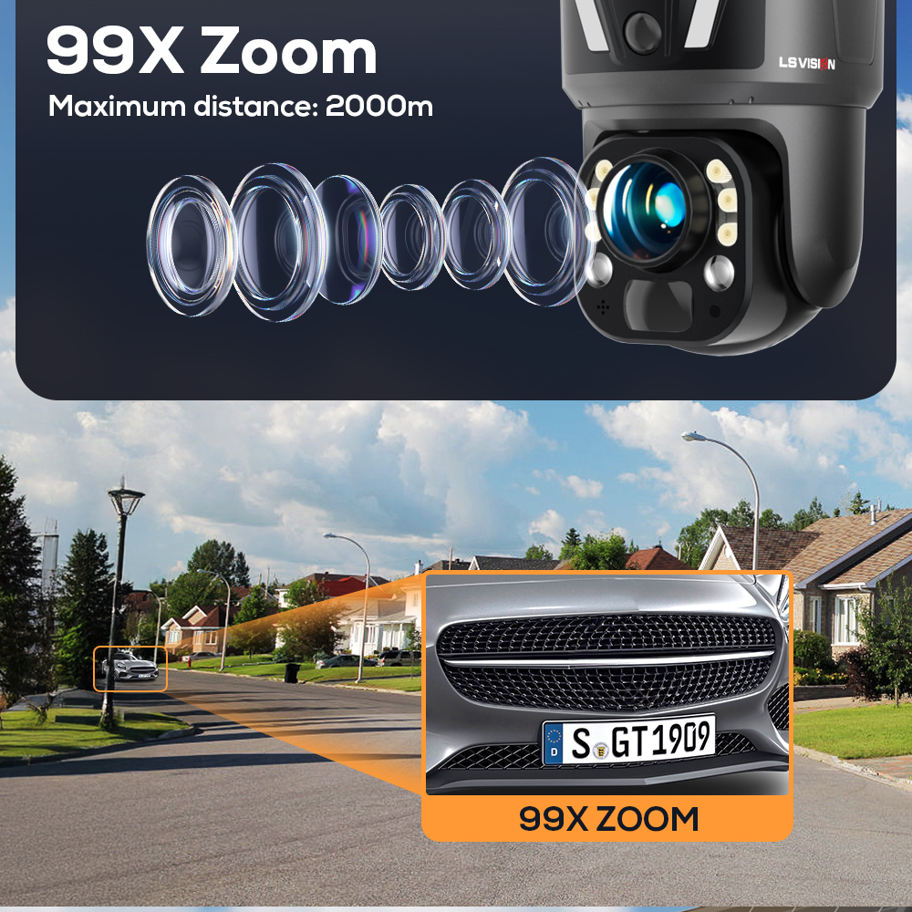 LS VISION 4K 8MP Outdoor Home  - Home Security Outdoor Camera System ulasan dan harga