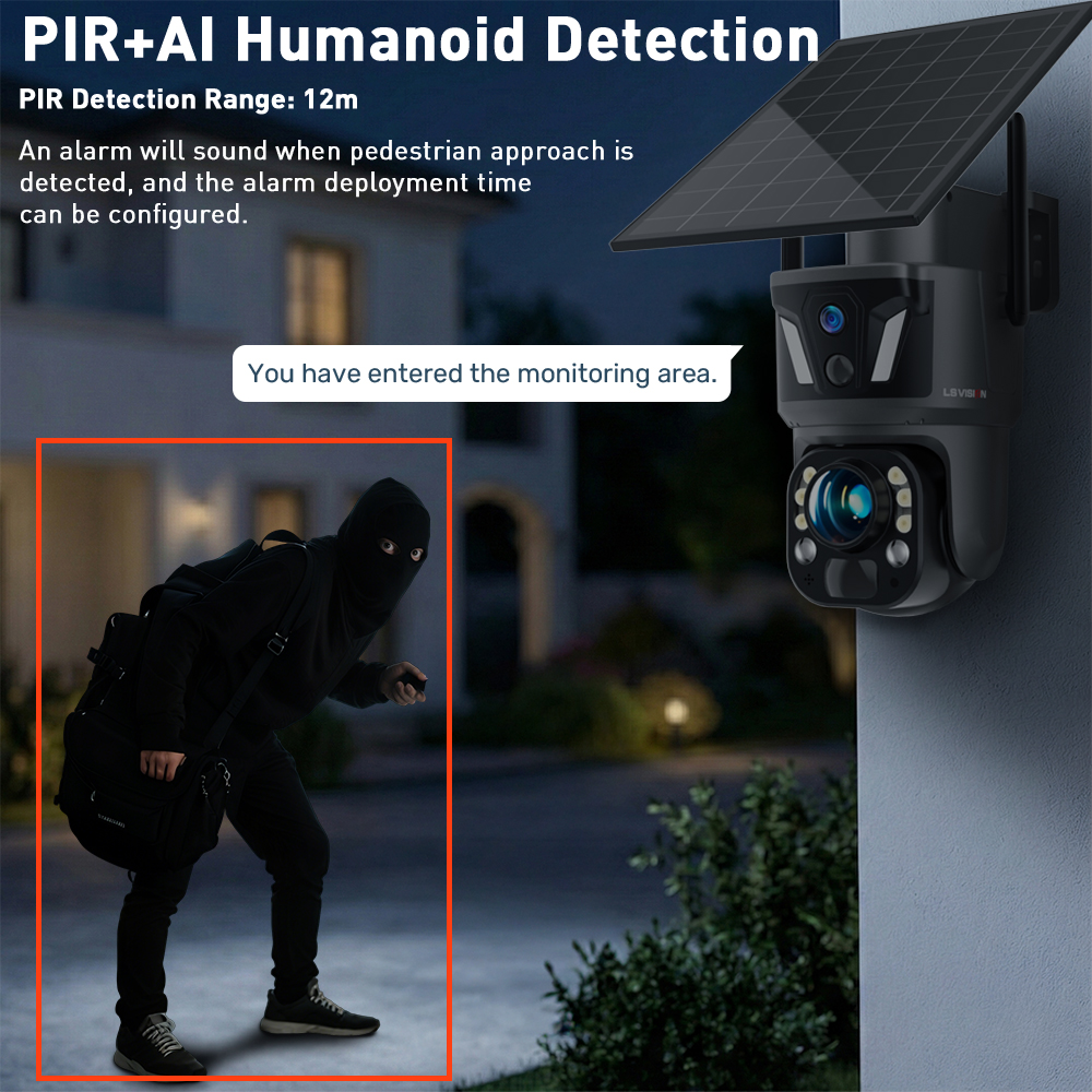 LS VISION 4K 8MP Outdoor Home  - Home Security Outdoor Camera System ulasan dan harga