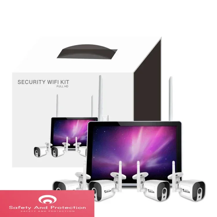 TUYA Smart Wi-Fi 4CH NVR Kit 1 - Home Security And Camera Systems ulasan dan harga