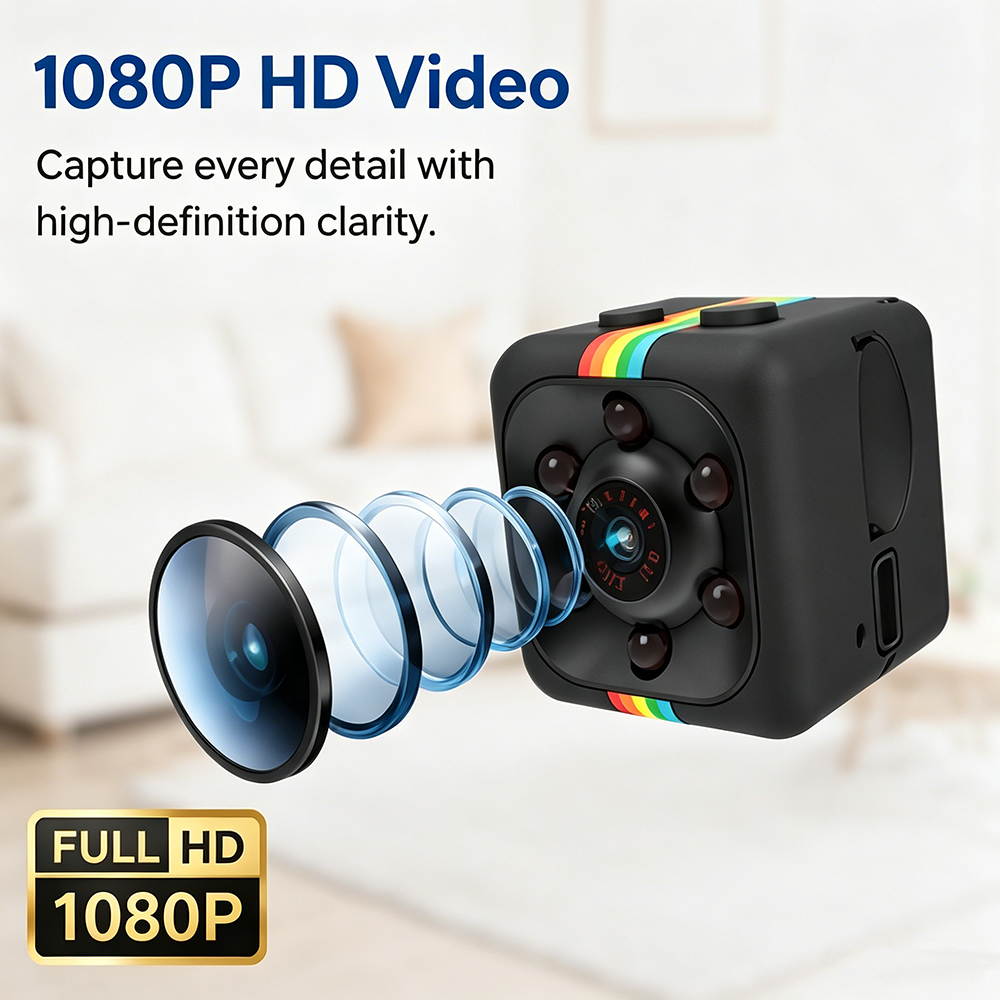 Mini Hidden Camera 1080P Porta - Home Security Hidden Cameras ulasan dan harga