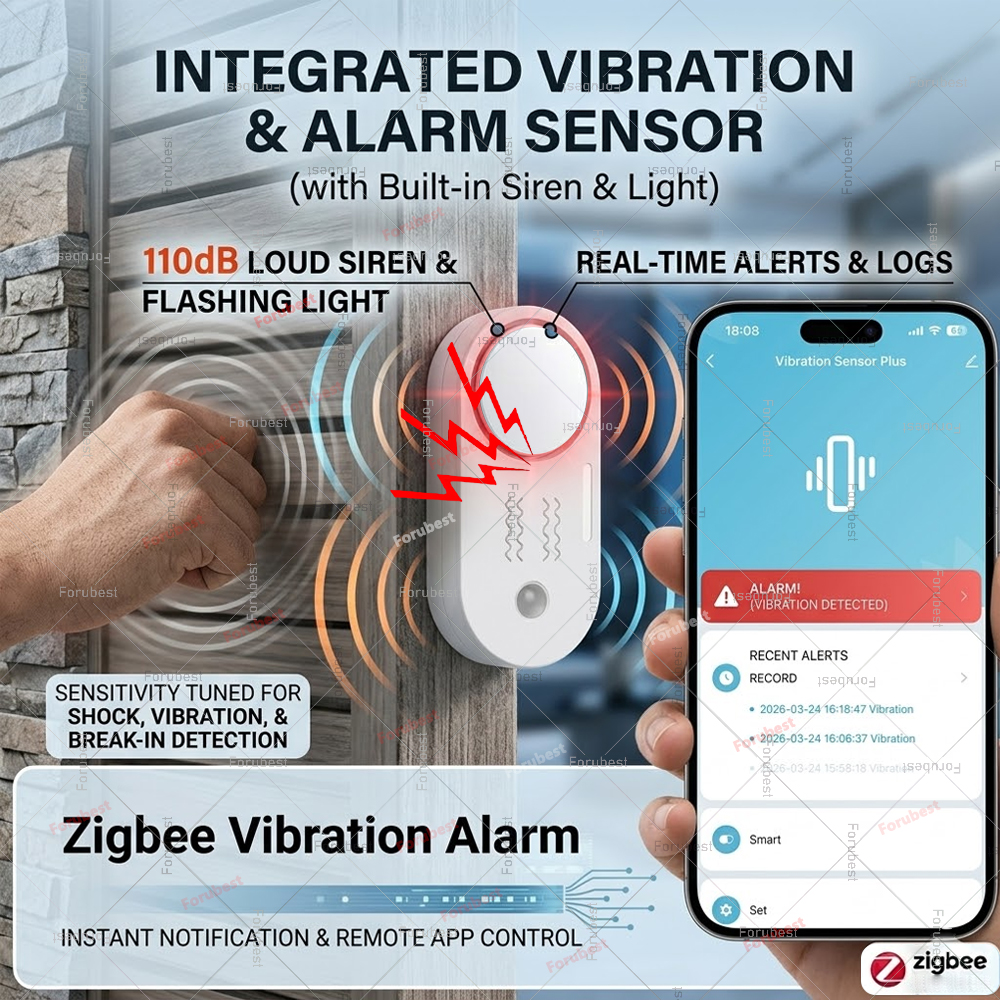 Zigbee Smart Siren Alarm Sound - Home Security Siren ulasan dan harga
