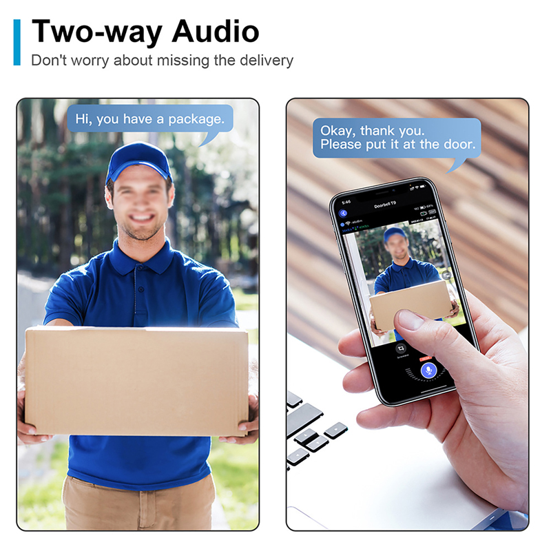 WiFi Smart Video Doorbell Came - Home Security Doorbell Camera ulasan dan harga