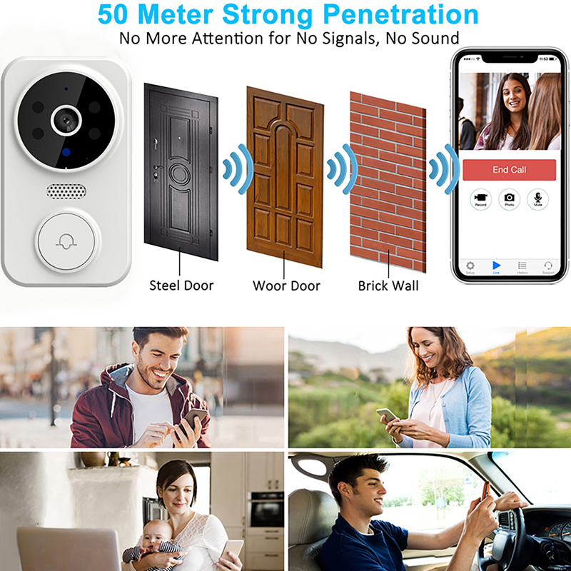 WiFi Smart Video Doorbell Came - Home Security Doorbell Camera ulasan dan harga