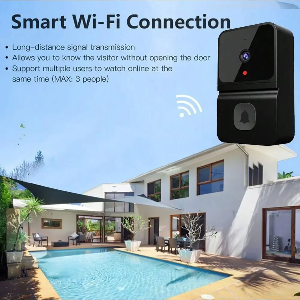 Wireless Doorbell WiFi Outdoor - Home Security Doorbell Camera ulasan dan harga