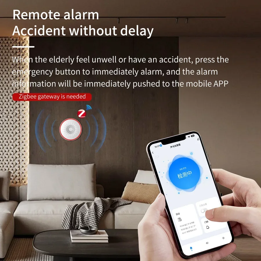 Tuya ZigBee Smart Siren 85DB W - Home Security Siren ulasan dan harga