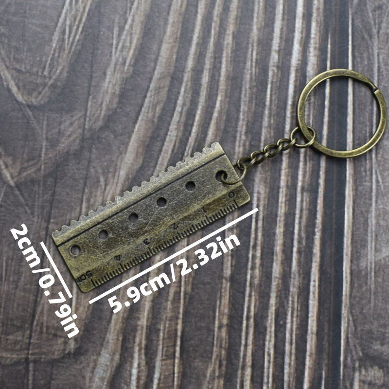 1pc Retro Metal Ruler Painting - Home Security Measures ulasan dan harga