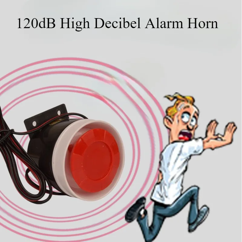 120dB Buzzer Alarm Horn Anti-t - Home Security Siren ulasan dan harga
