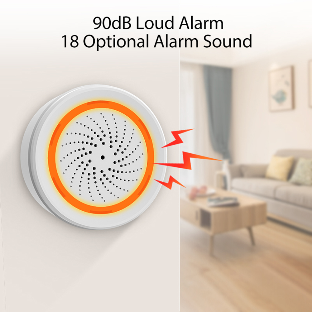 Smart Siren Alarm Tuya Zigbee  - Home Security Siren ulasan dan harga