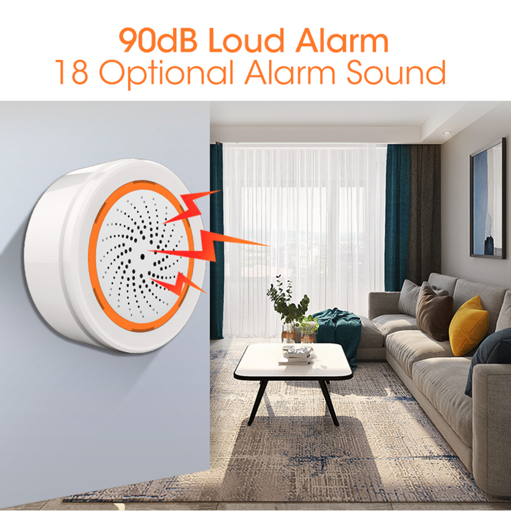 Smart Siren Alarm Tuya Zigbee  - Home Security Siren ulasan dan harga