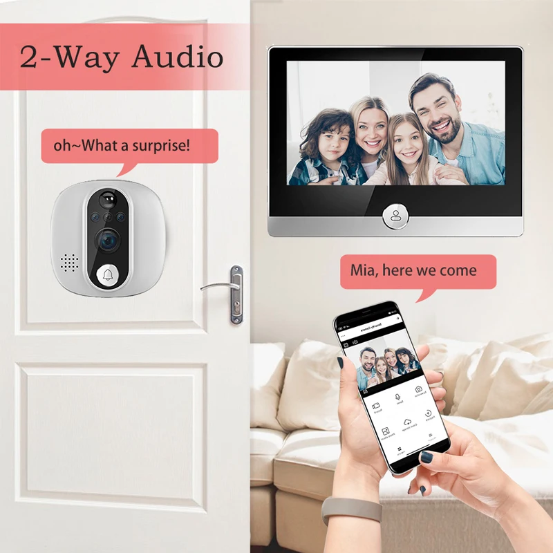 Tuya Video Doorbell 1080P WiFi - Home Security Doorbell Camera ulasan dan harga