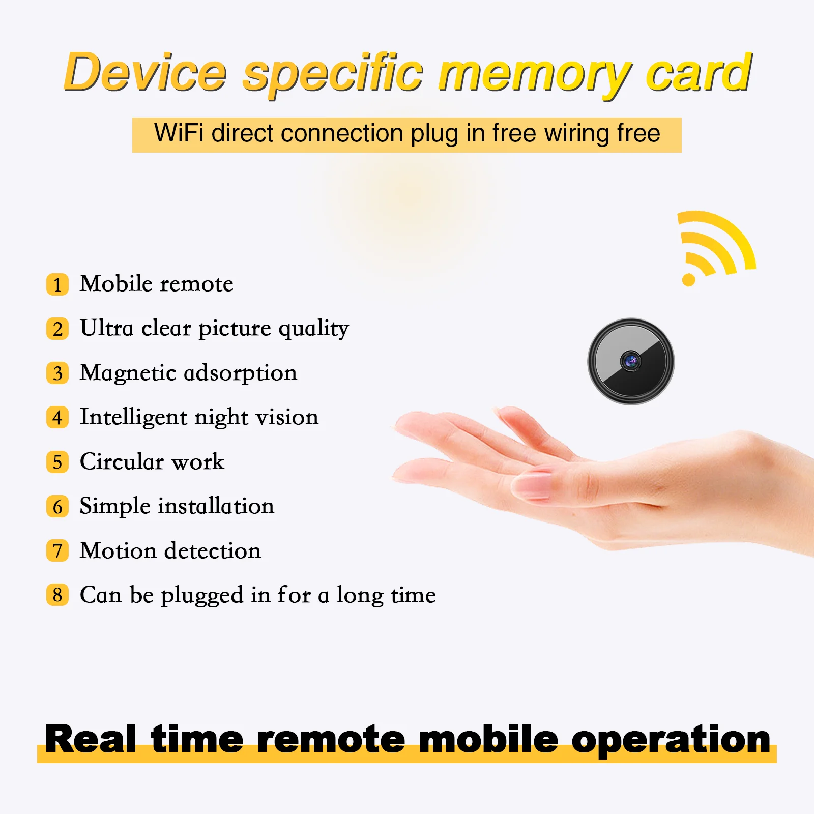 A6 0.9-inch Hidden Mini Spy Ca - Home Security Hidden Cameras ulasan dan harga