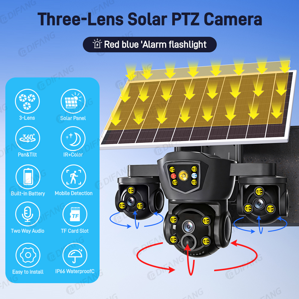 V380 Pro New 20MP WIFI Solar C - Home Security Outdoor Camera System ulasan dan harga