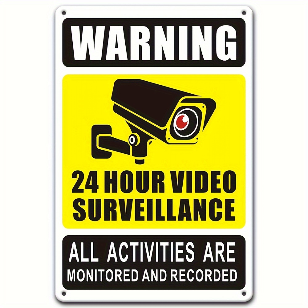 24/7 Video Surveillance Warnin - Home Security Outdoor Camera System ulasan dan harga