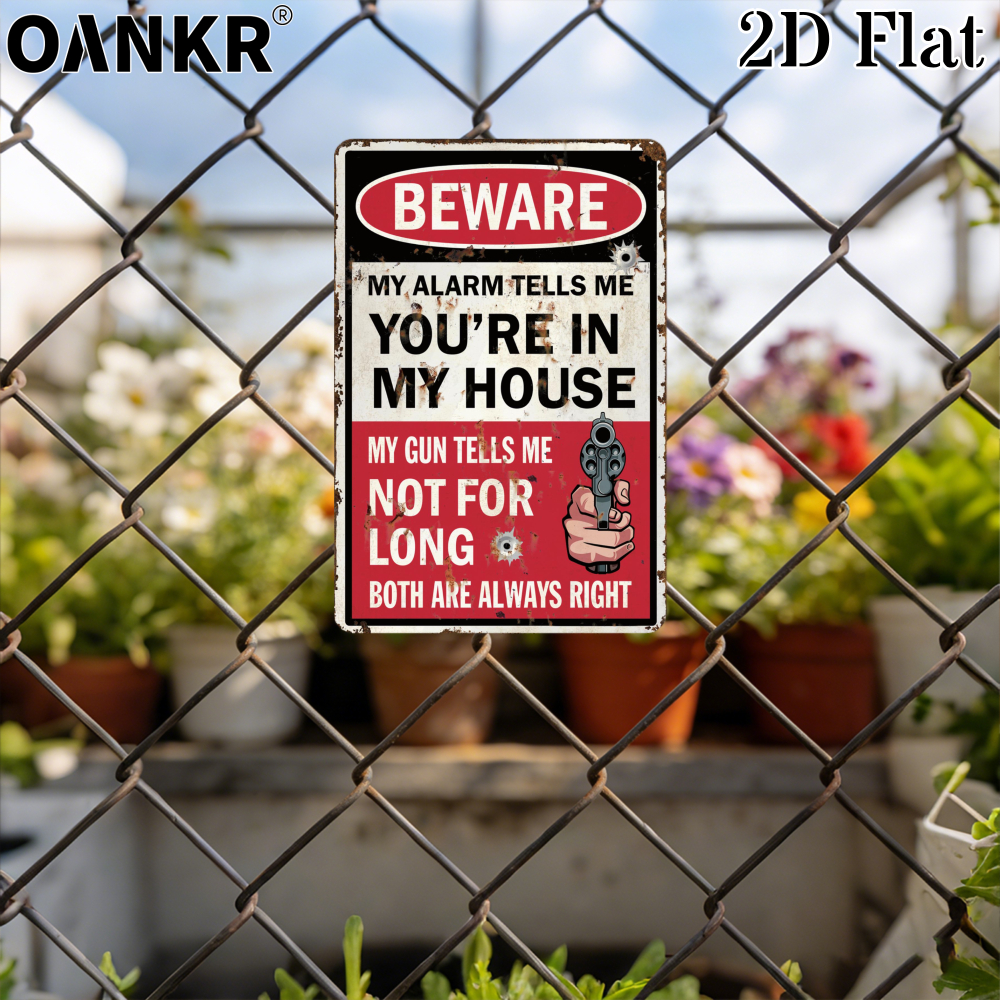Beware Funny Security Metal Ti - Home Security In My Area ulasan dan harga
