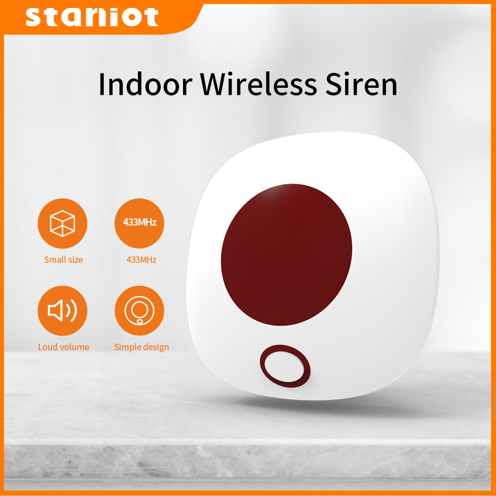 Staniot Indoor Wireless Siren  - Home Security Siren ulasan dan harga