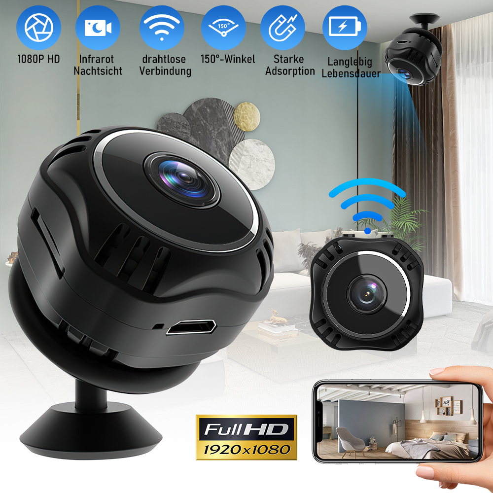 Mini Camera WiFi HD 1080P IP N - Home Security Hidden Cameras ulasan dan harga
