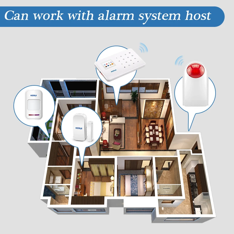 Flash Alarm Wireless Outdoor S - Home Security Siren ulasan dan harga