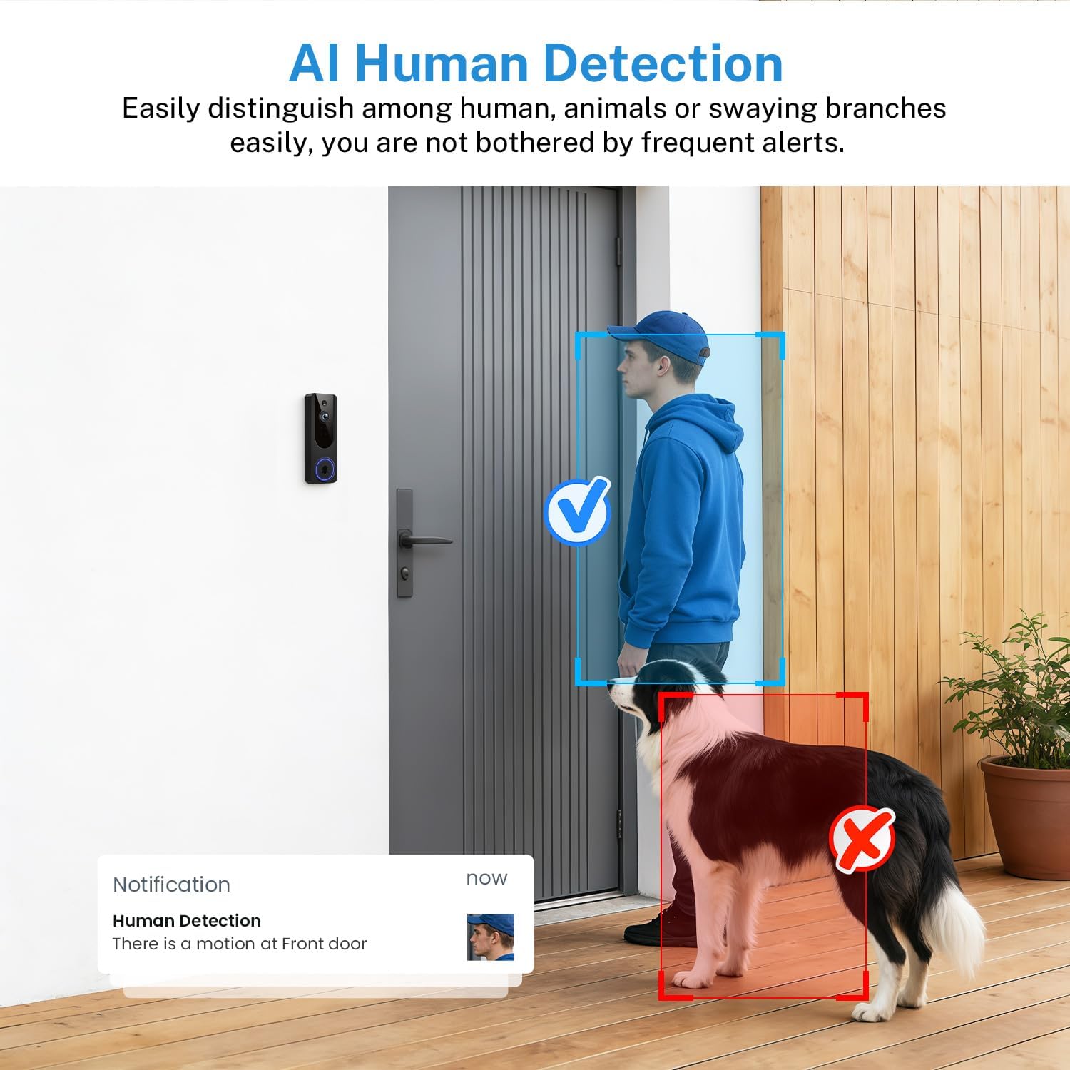 1080P Wireless Wi-Fi Doorbell  - Home Security Doorbell Camera ulasan dan harga