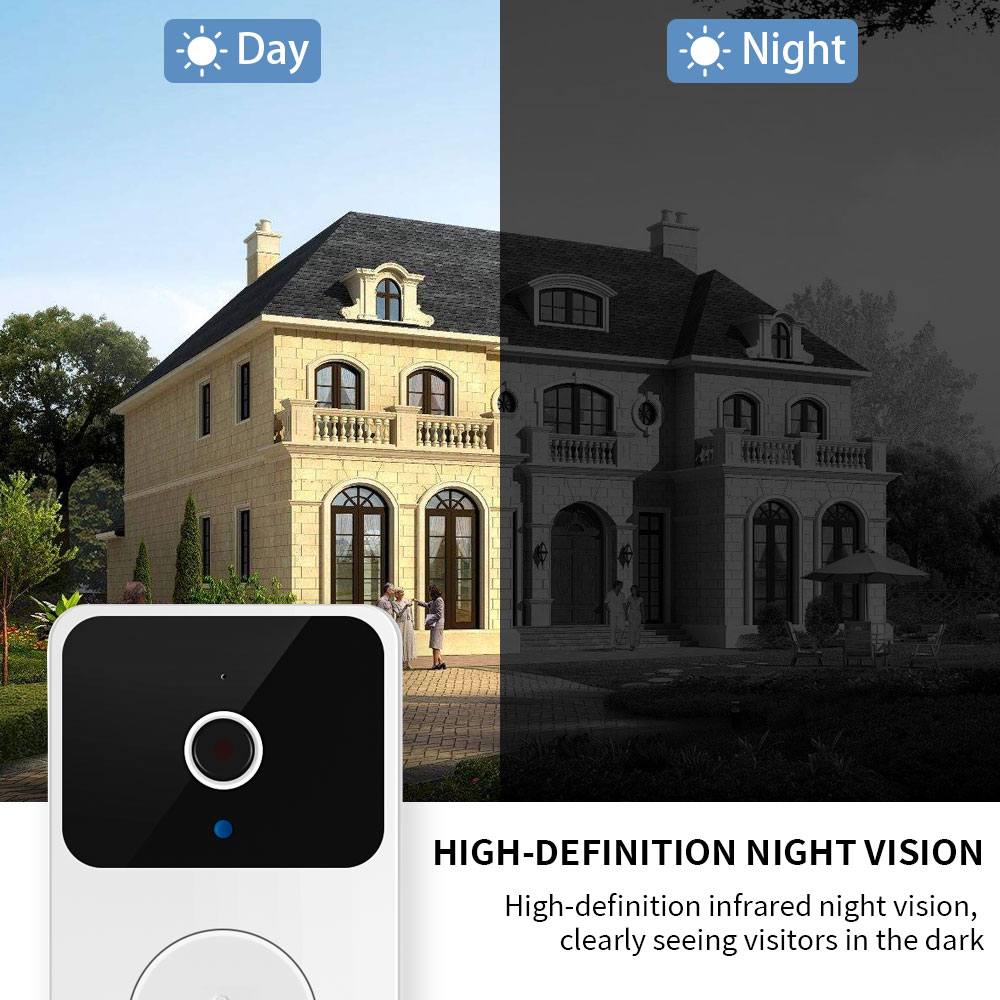 M8 Wireless Smart Video Doorbe - Home Security Doorbell Camera ulasan dan harga