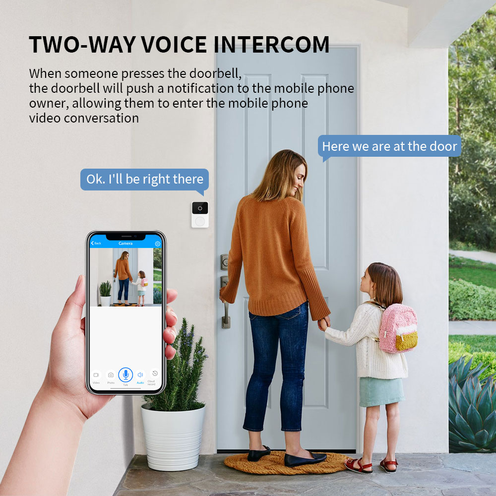 M8 Wireless Smart Video Doorbe - Home Security Doorbell Camera ulasan dan harga