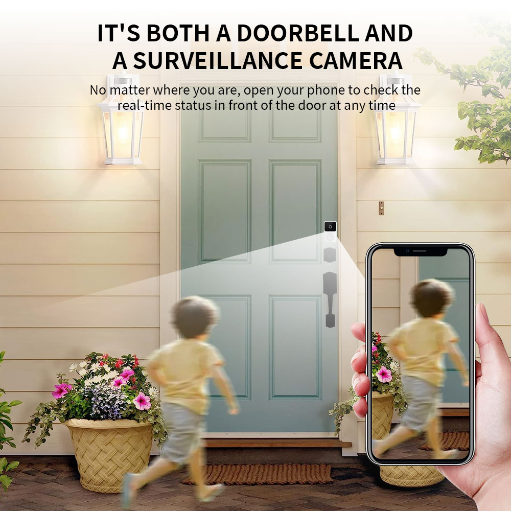 M8 Wireless Smart Video Doorbe - Home Security Doorbell Camera ulasan dan harga