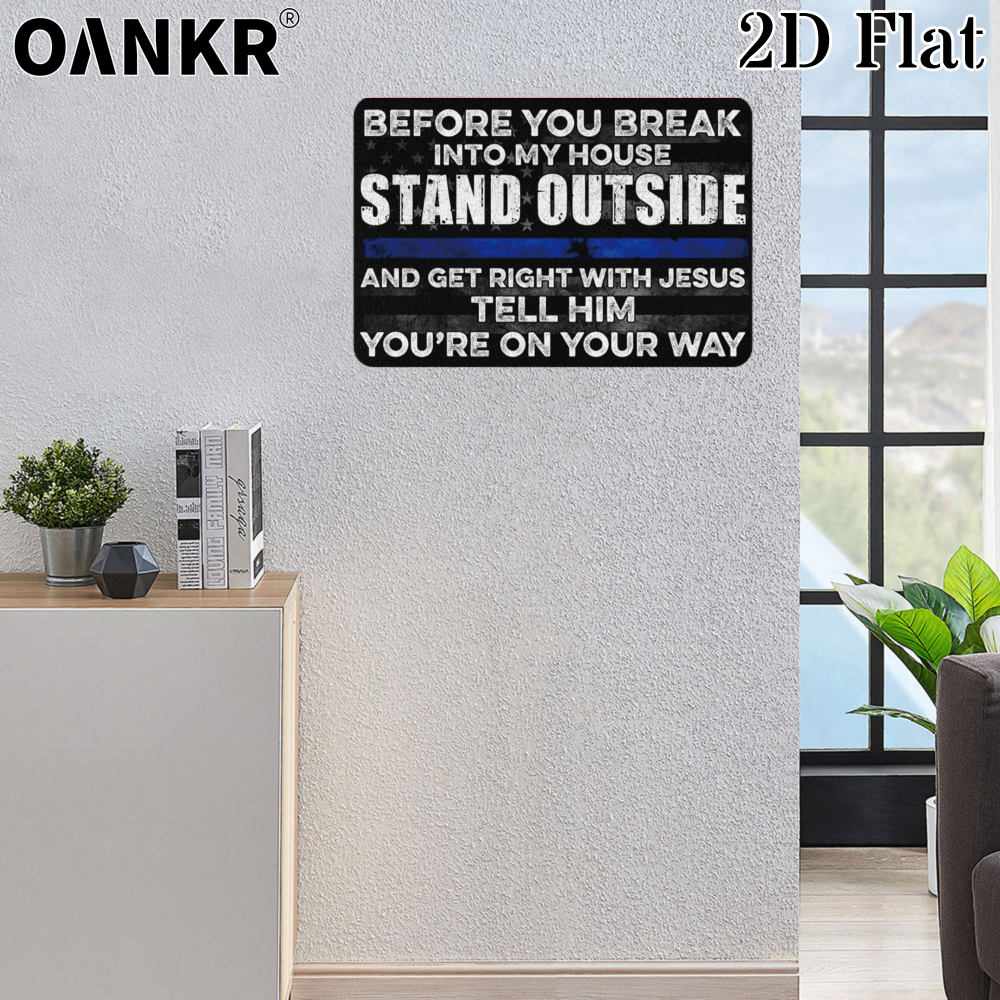 Funny Warning Metal Tin Sign,  - Home Security In My Area ulasan dan harga