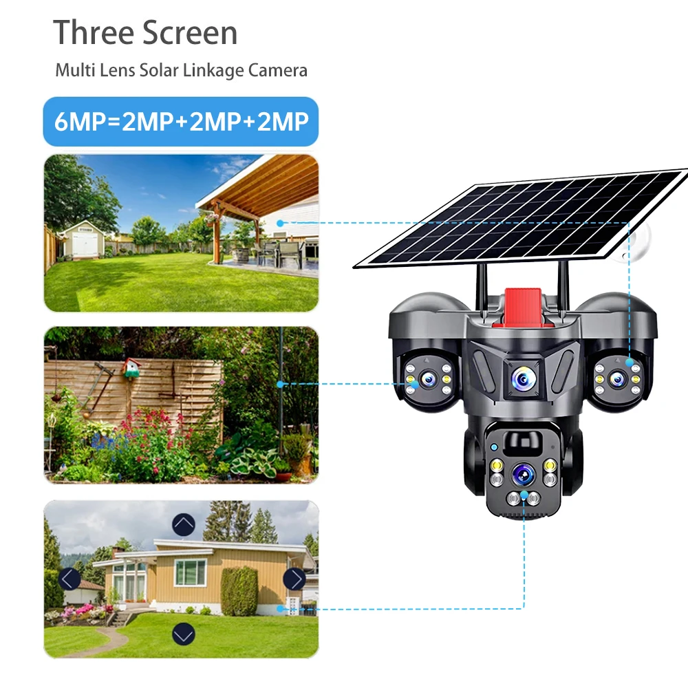 KERUI V380 Pro Outdoor PTZ 6MP - Home Security Outdoor Camera System ulasan dan harga