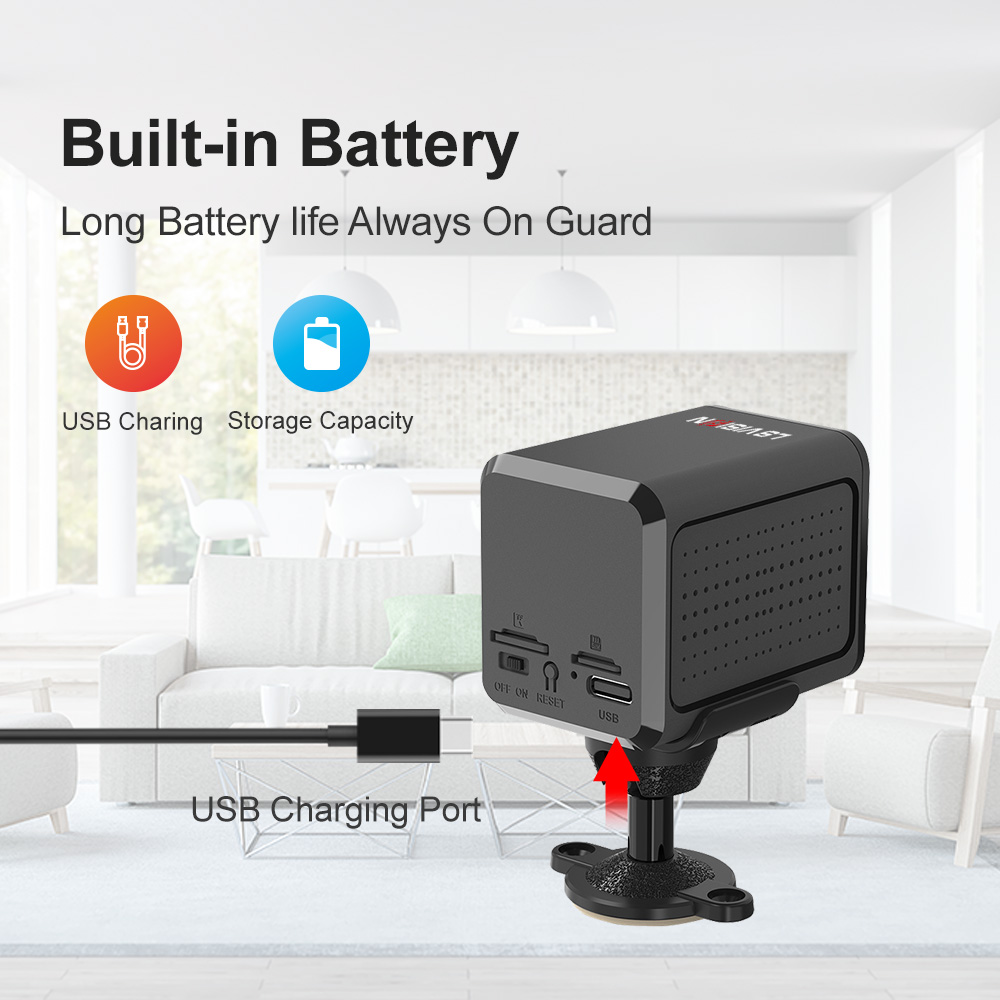 LS VISION Mini Camera 4g Sim C - Home Security Hidden Cameras ulasan dan harga