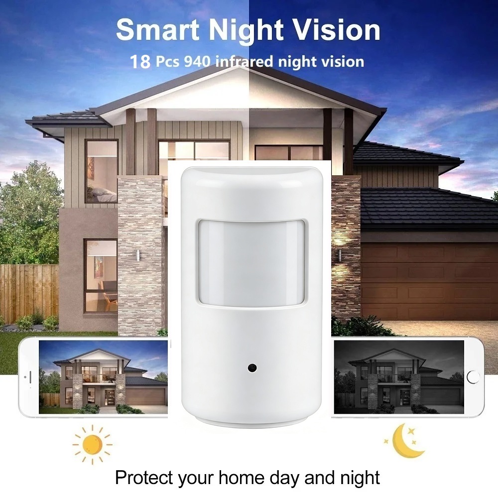 Tuya Smart Mini PIR Style WiFi - Home Security Hidden Cameras ulasan dan harga