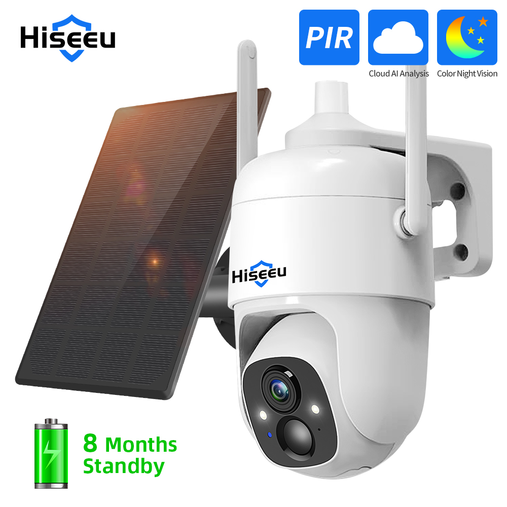 Hiseeu 3MP Cloud AI WiFi Video - Home Security Outdoor Camera System ulasan dan harga