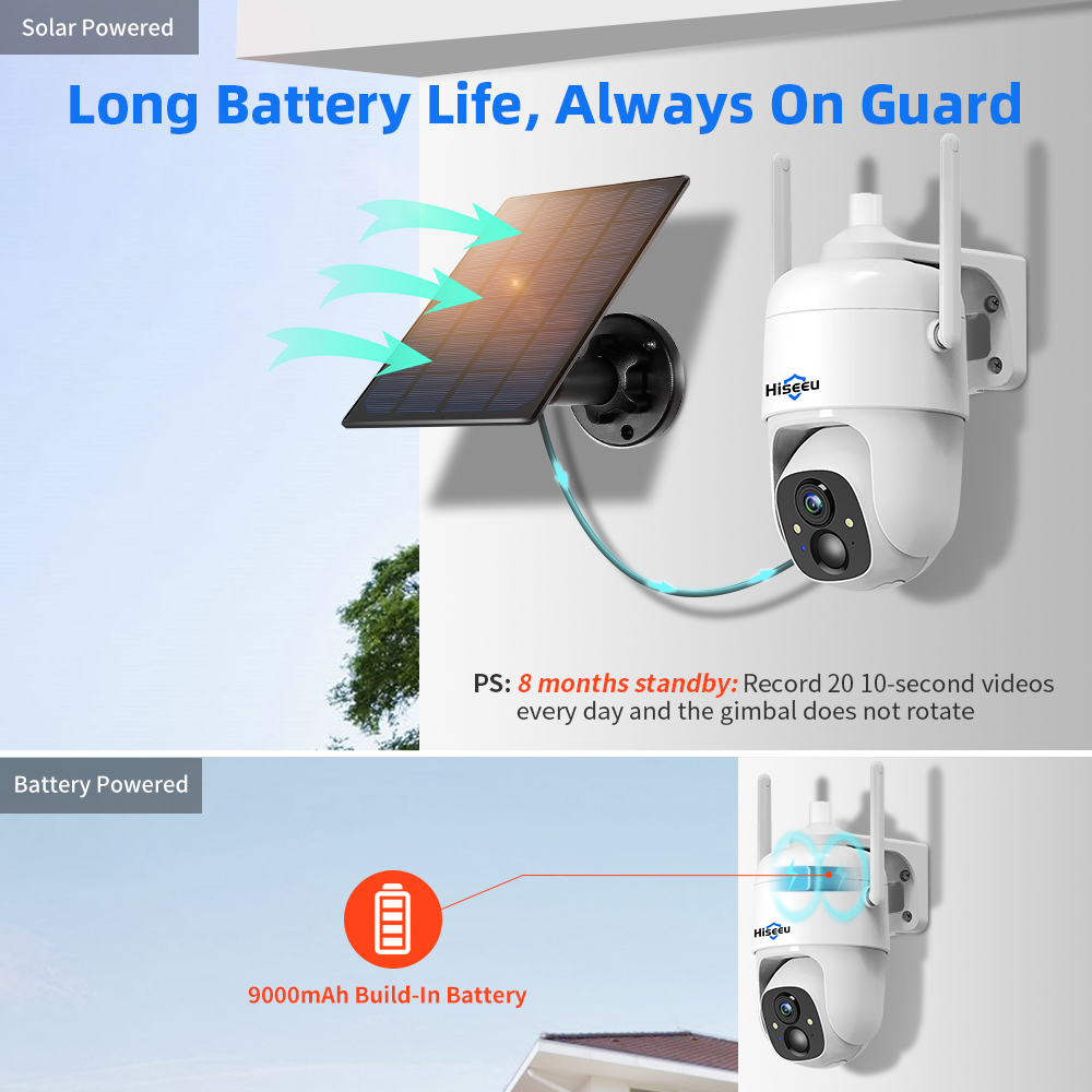 Hiseeu 3MP Cloud AI WiFi Video - Home Security Outdoor Camera System ulasan dan harga