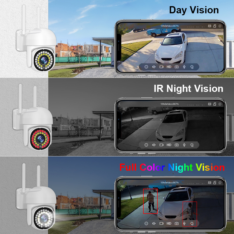 Smar 3MP Wireless CCTV Securit - Home Security Outdoor Camera System ulasan dan harga