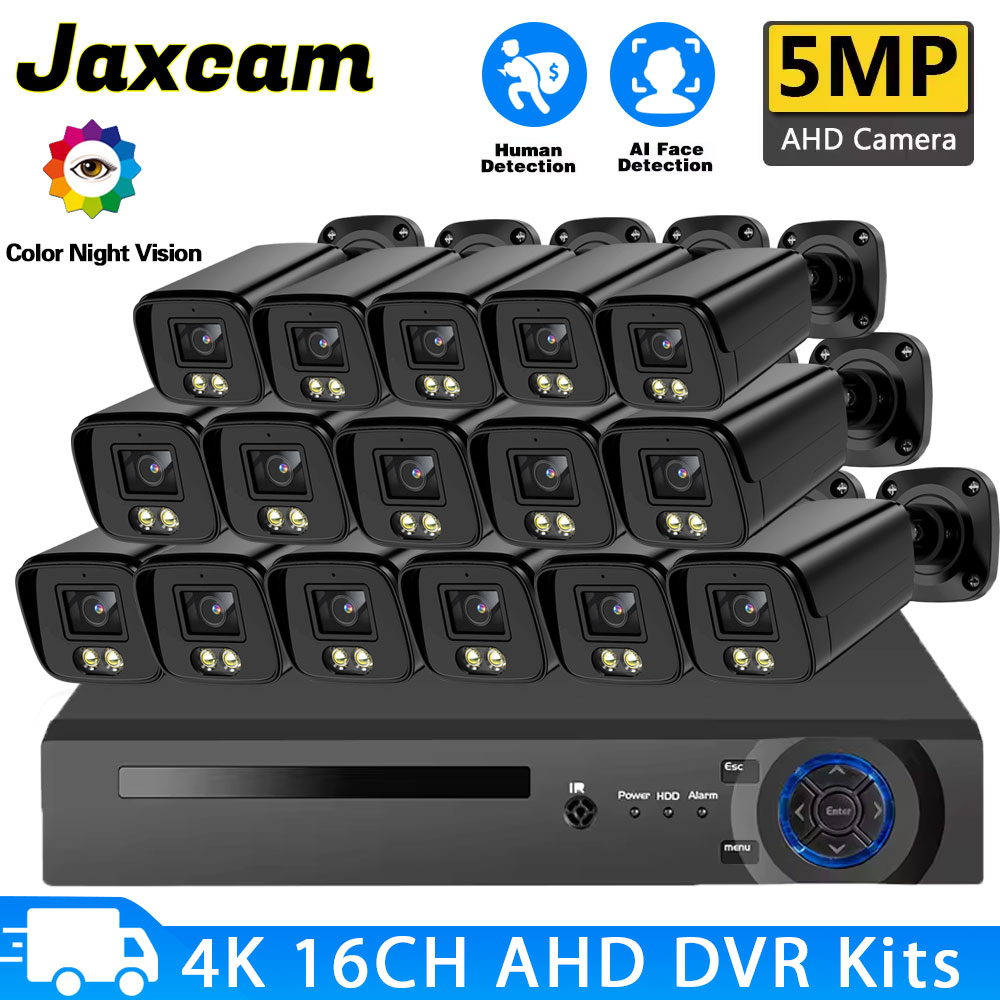 5MP 16PCS AHD Security Camera  - Home Security Outdoor Camera System ulasan dan harga