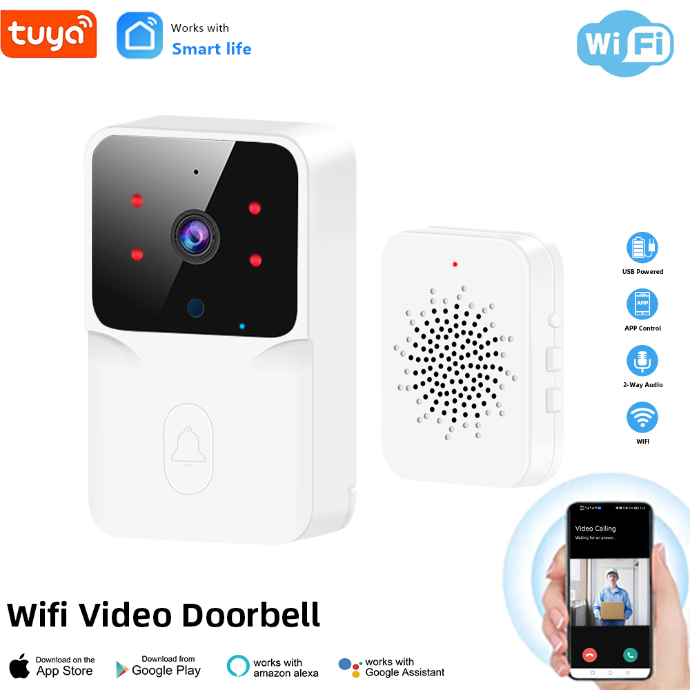 Tuya WiFi Video Doorbell Wirel - Home Security Doorbell Camera ulasan dan harga
