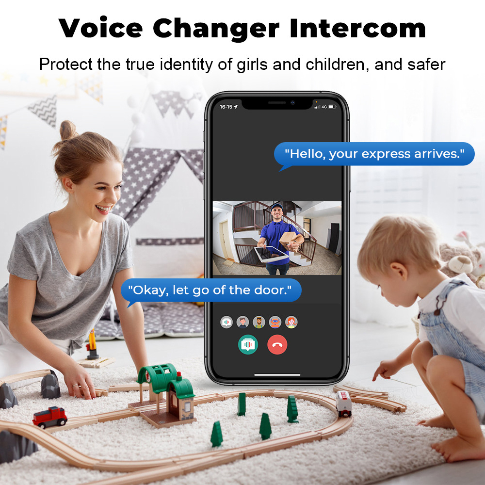 Tuya WiFi Video Doorbell Wirel - Home Security Doorbell Camera ulasan dan harga
