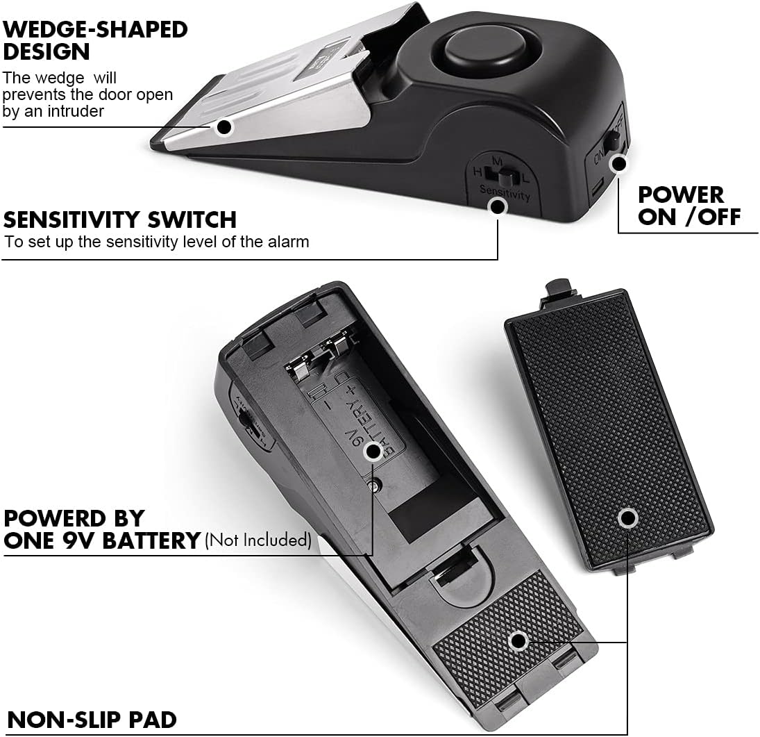 1/2Pcs Portable Travel 120 DB  - Home Security Siren ulasan dan harga