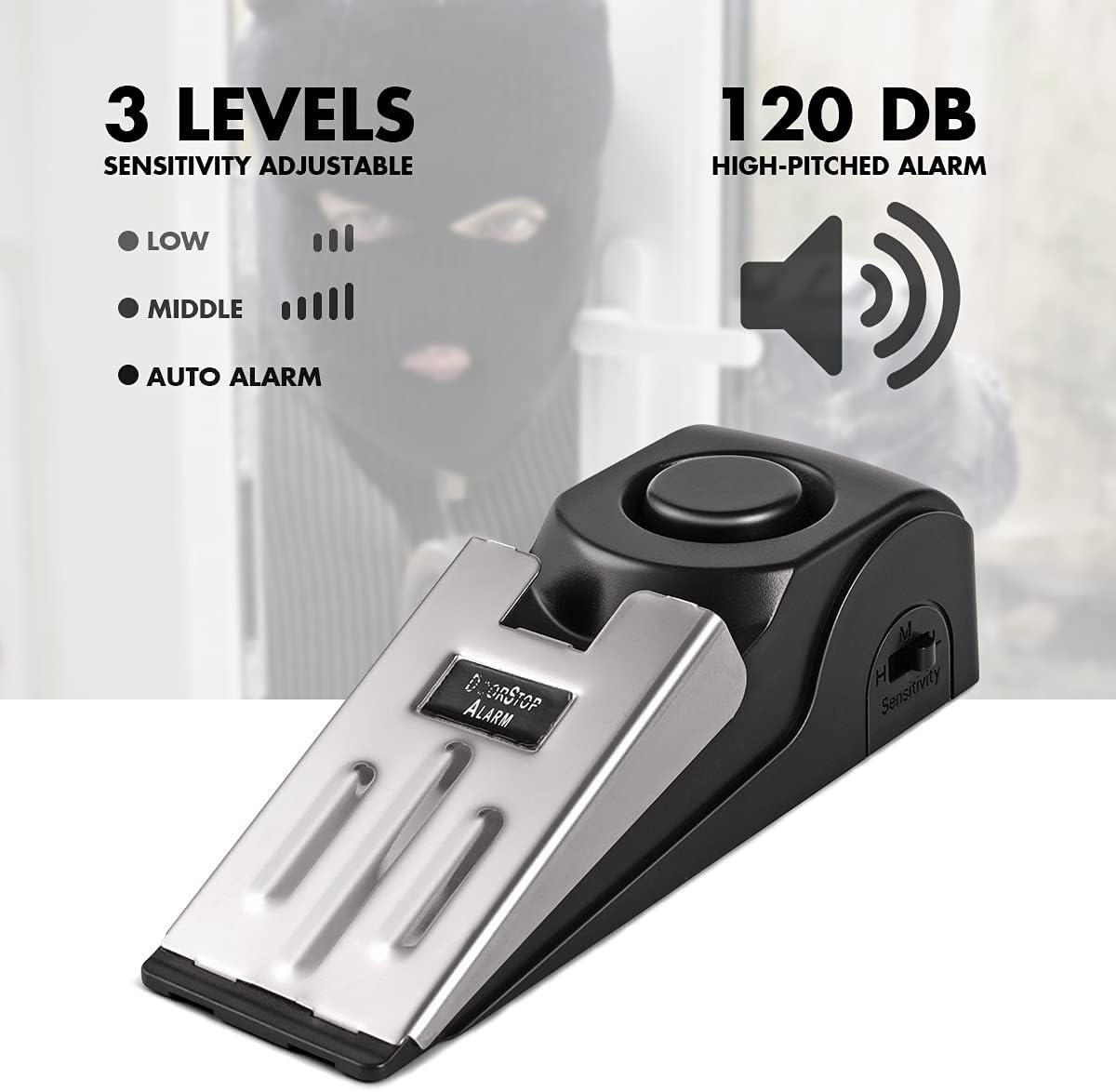 1/2Pcs Portable Travel 120 DB  - Home Security Siren ulasan dan harga