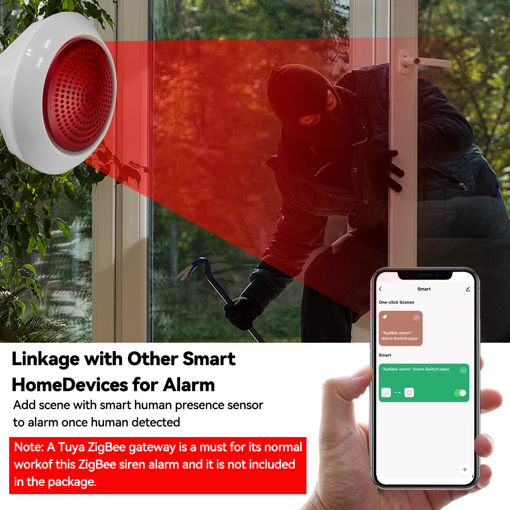 Meian Wireless Sound Flash Ala - Home Security Siren ulasan dan harga