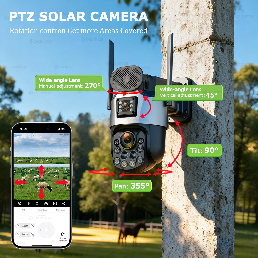 Dual Lens Home Outdoor Surveil - Home Security Outdoor Camera System ulasan dan harga